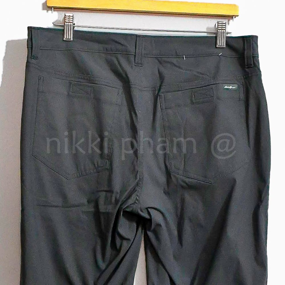 NWT Eddie Bauer Fleece Lined Tech Pants in GRAY - Picture 5 of 9